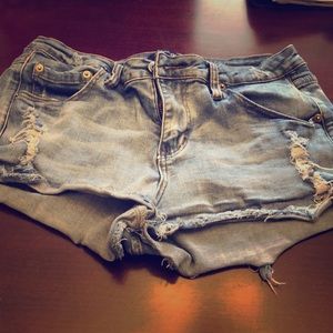 Denim shorts